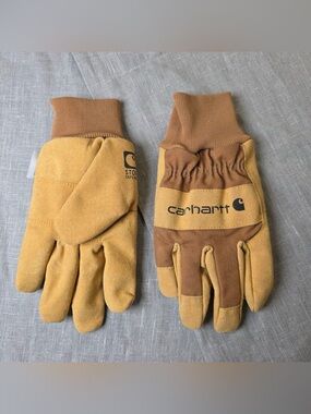 Carhartt Men’s Insulated Work Gloves Brown Large Storm Defender